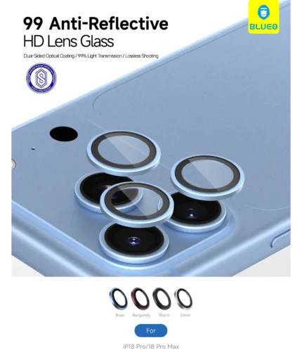 رینگ محافظ لنز BLUEO بلو 99Anti-Reflective PVD Titanium Alloy Lens تیتانیوم ضد انعکاس نور