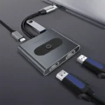 هاب تایپ سی Powerology پاورلوژی Powerology 4-in-1 USB-C Multi-Function HUB
