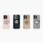 قاب و پاپ سوکت NIMMY نیمی New Big Eye Cute Pet Case With Magnetic Pop Socket