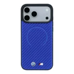 قاب BMW بی ام وِ PU Carbon Finish and Metal Logo Circle مگ سیف