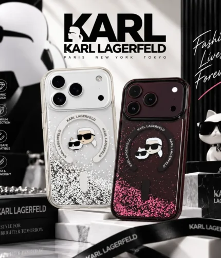 قاب KARL LAGERFELD کارل لاگرفلد Liquid Glitter Magsafe مگ سیف