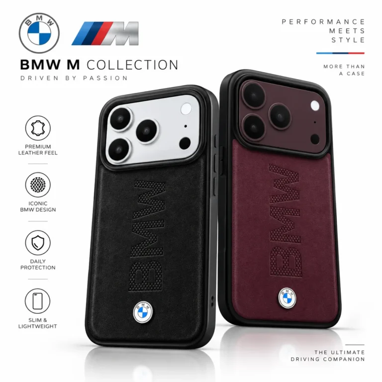 قاب BMW بی ام وِ Vertical Metal Wordmark and Propeller Logo