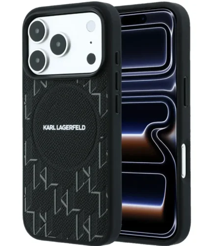 قاب KARL LAGERFELD کارل لاگرفلد Magsafe PU Hard Case With Kl Monogram Logo مگ سیف