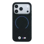 قاب BMW بی ام وِ PU Carbon Finish and Metal Logo Circle مگ سیف