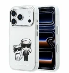 قاب KARL LAGERFELD کارل لاگرفلد Smooth MagSafe Transparent Karl & Choupette Bodies Sketch