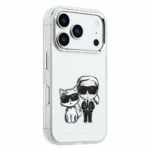 قاب KARL LAGERFELD کارل لاگرفلد Smooth MagSafe Transparent Karl & Choupette Bodies Sketch
