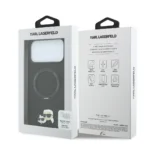 قاب KARL LAGERFELD کارل لاگرفلد HC Magsafe PU Ring Stand 360 Heads Pin