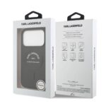 قاب KARL LAGERFELD کارل لاگرفلد Embossed PU Hard Case Magnetic