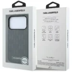 قاب KARL LAGERFELD کارل لاگرفلد Grained PU Hard Case With Magnetic مگ سیف