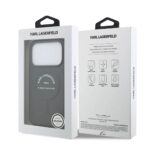 قاب KARL LAGERFELD کارل لاگرفلد Embossed PU Hard Case Magnetic