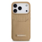 قاب KARL LAGERFELD کارل لاگرفلد PU Grained Case With Card Holder & Monogram Hot Stamped Pattern
