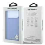 قاب KARL LAGERFELD کارل لاگرفلد Grained MagSafe with Elongated Logo
