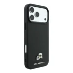 قاب KARL LAGERFELD کارل لاگرفلد Grained MagSafe with Karl & Choupette Heads