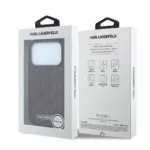 قاب KARL LAGERFELD کارل لاگرفلد Grained PU Hard Case With Magnetic مگ سیف
