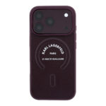 قاب KARL LAGERFELD کارل لاگرفلد Embossed PU Hard Case Magnetic