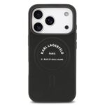 قاب KARL LAGERFELD کارل لاگرفلد Embossed PU Hard Case Magnetic