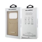 قاب KARL LAGERFELD کارل لاگرفلد PU Grained Case With Card Holder & Monogram Hot Stamped Pattern