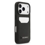 قاب KARL LAGERFELD کارل لاگرفلد PU Grained Case With Card Holder & Monogram Hot Stamped Pattern