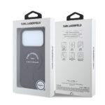 قاب KARL LAGERFELD کارل لاگرفلد Embossed PU Hard Case Magnetic
