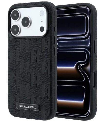 قاب KARL LAGERFELD کارل لاگرفلد Grained PU Hard Case With Magnetic مگ سیف