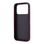 قاب KARL LAGERFELD کارل لاگرفلد PU Grained Case With Card Holder & Monogram Hot Stamped Pattern
