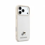 قاب KARL LAGERFELD کارل لاگرفلد Grained MagSafe with Karl & Choupette Heads