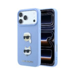 قاب KARL LAGERFELD کارل لاگرفلد Saffiano PU Hard With Karl & Choupette Heads Pins & Logo