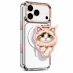 قاب NIMMY نیمی شفاف و استند آینه ای مگنتی Denim Magnetic Crystal Clear