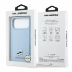 قاب KARL LAGERFELD کارل لاگرفلد Grained MagSafe with Karl & Choupette Heads