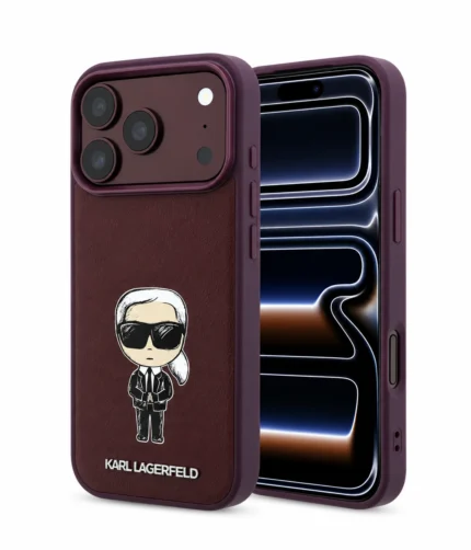 قاب KARL LAGERFELD کارل لاگرفلد Smooth PU Ikonik Sketch Hard