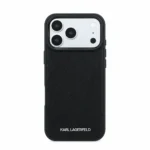 قاب KARL LAGERFELD کارل لاگرفلد Grained MagSafe with Elongated Logo
